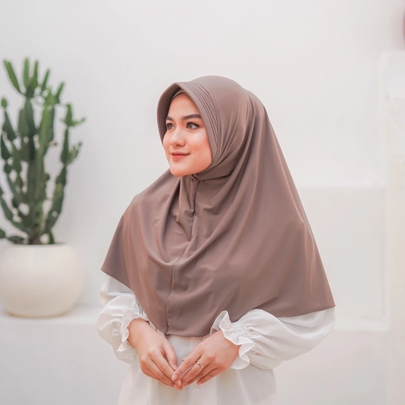 Product image KAHASIL - Hijab Bergo Jilbab Instan Jersey Premium KHS4373 all variant Frappucino